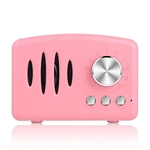 REM Alto-falante retro Bluetooth Alto-falante Bluetooth vintage mini Portable speakers