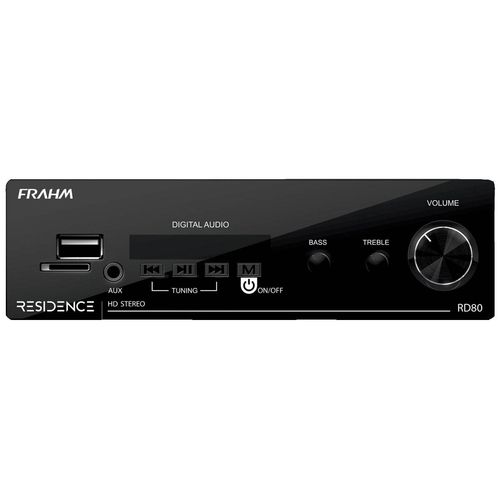 Amplificador 160W C/ Bluetooth e USB RD 80 Residence - Frahm