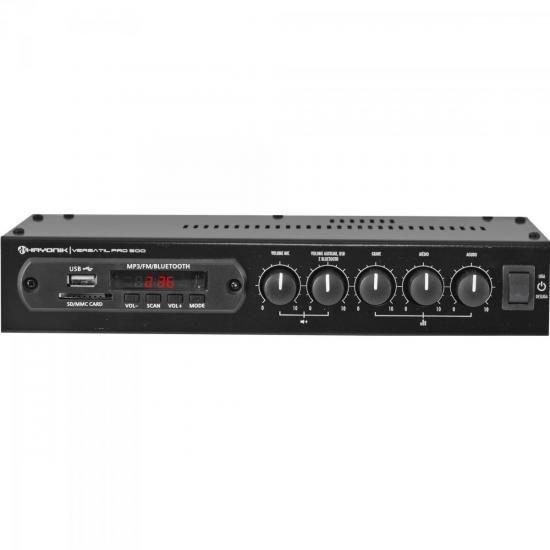 Amplificador 50W com Bluetooth Versatil PRO-500 Preto Hayonik