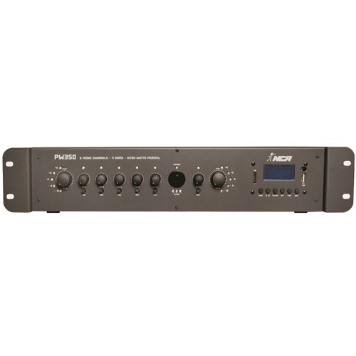 Amplificador 6 Canais com Usb Pw-350 Usb - Nca