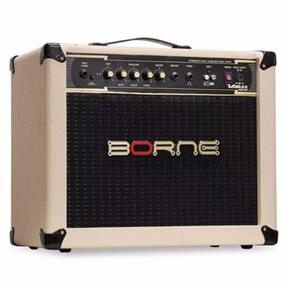Amplificador Borne Vorax 1050 50w Cor Creme + Fonte 5 Pedais
