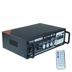 Amplificador com Radio Fm Bluetooth Usb Karaoke Sd com Controle
