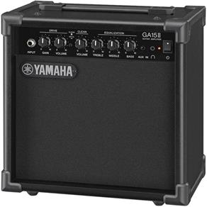 Amplificador Combo para Guitarra GA15 II Yamaha 15w com 3 Bandas de Equalização e Distorção