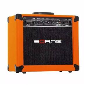 Amplificador Cubo Borne Impact Bass Cb60 20w Laranja