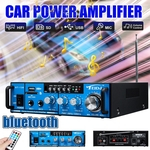 Amplificador de áudio estéreo de 2 canais bluetooth Car Home HiFi Power USB FM SD UE