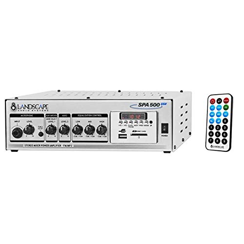 Amplificador de Áudio Stéreo Mixer Receiver SPA500 Landscape