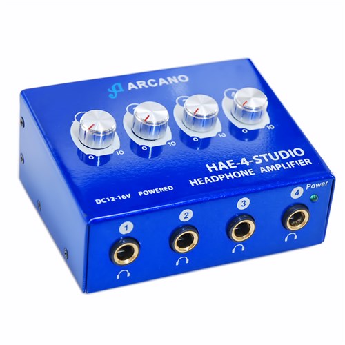 Amplificador de Fones Arcano HAE-4-STUDIO Alta Qualidade