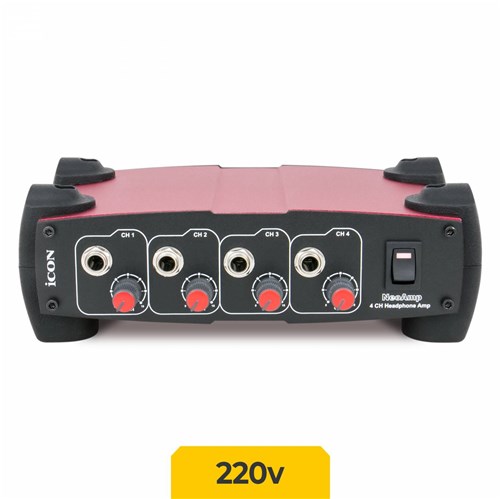 Amplificador de Fones ICON NeoAmp (Red) 4 Canais 220v