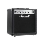 Amplificador de guitarra marshall mg15cfr-b 127v com 15w de potencia