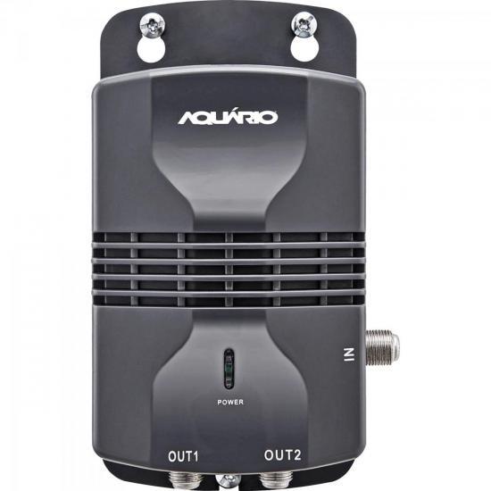 Amplificador de Linha para Antena Externa 20DB AL-1020 Preto Aquario