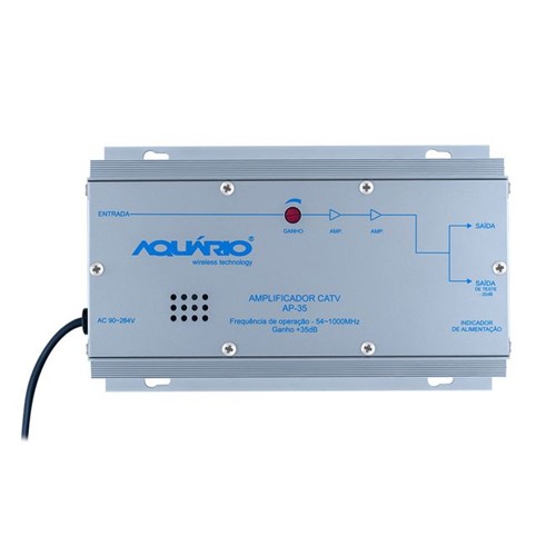 Amplificador de Potência CATV 35dB AP35 Aquario