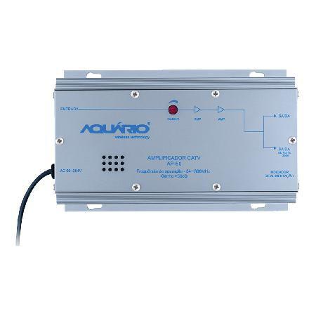Amplificador de Potência Catv Frequência 54-806mhz 50db Ap-50 - Aquario