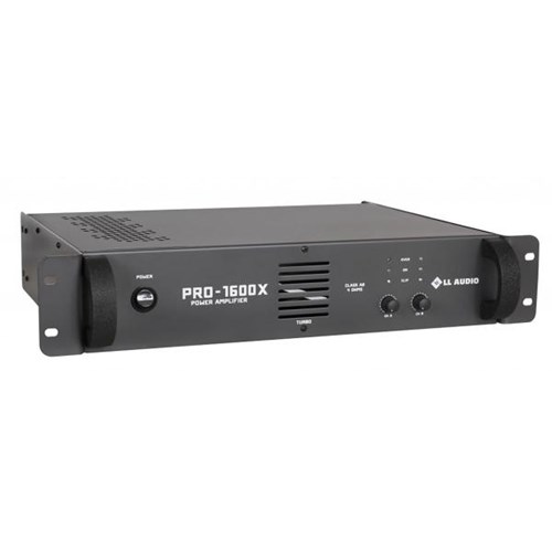 Amplificador de Potência LL Áudio PRO1600X 400W RMS 4 Ohms Bivolt