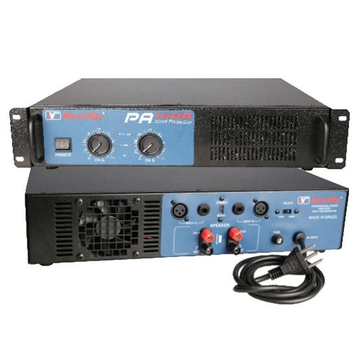 Amplificador de Potência Sppa1600 2 Canais 800w 4/8 Ohms Somplus