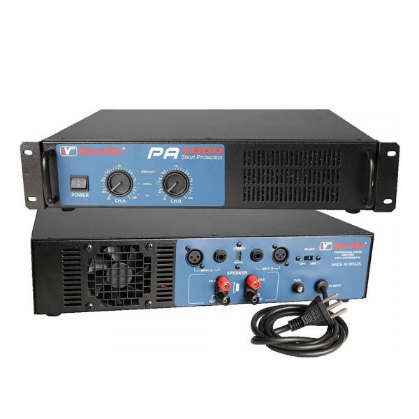 Amplificador de Potência SPPA6000 2 Canais 3000W 4/8 Ohms SomPlus