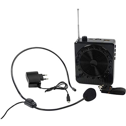 Amplificador de Voz com Microfone para Professores K-150 Preto
