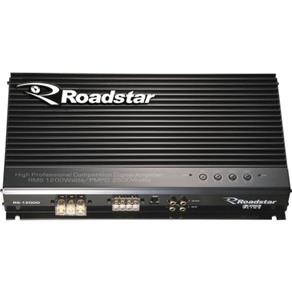 Amplificador Digital "D" 2500W Rs-1200D Preto Roadstar