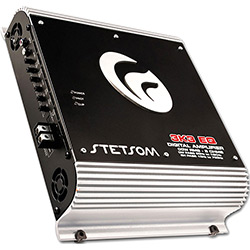 Amplificador Digital Stetsom Vulcan 3K3 EQ com Equalizador Módulo de Potência de 1 Canal 1 Ohm ou 2 Ohms Até 4000W RMS