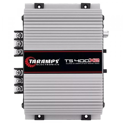 Amplificador Digital Taramps TS 400X2 - 400W RMS - 2 Ohms