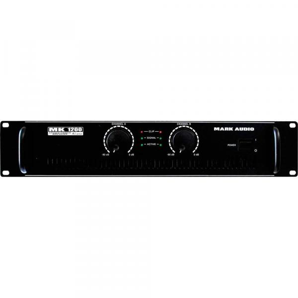Amplificador Estéreo 200W RMS MK1200 - Mark Áudio - Mark Audio