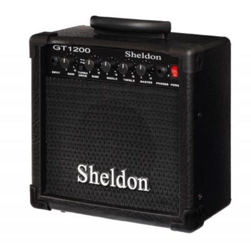 Amplificador Guitarra Sheldon Gt-1200, 15W Rms - Preto