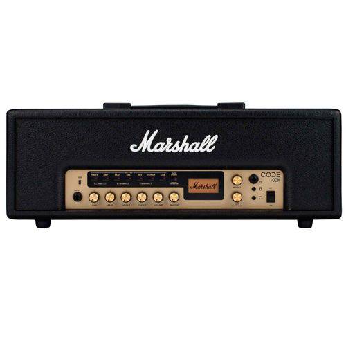 Amplificador Marshall CODE100H Cabeçote para Guitarra 100W C/ Simulador