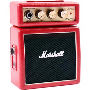 Amplificador Marshall MS-2R Micro Stack Red - Portátil