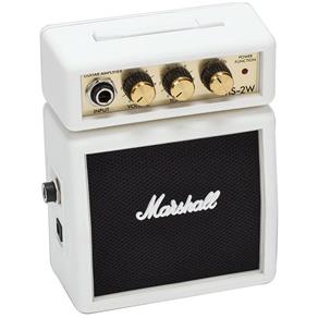 Amplificador Marshall MS-2W Micro Stack White - Combo Portátil para Guitarra
