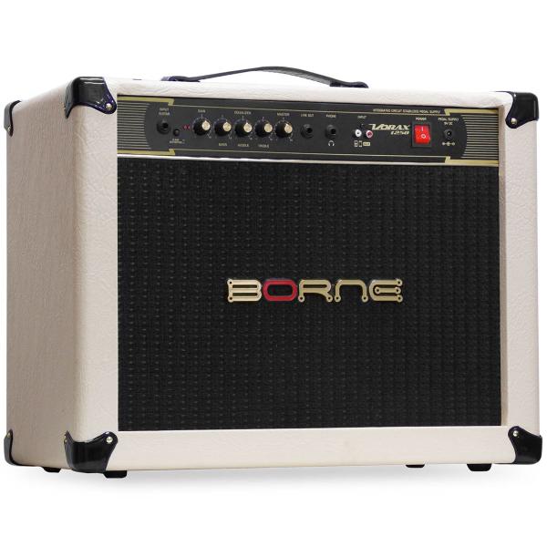 Amplificador para Guitarra 12Pol 50Wrms Vorax 1250 Creme Borne
