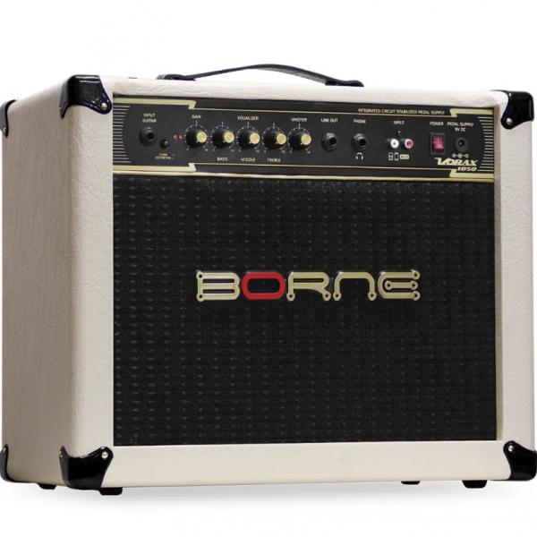 Amplificador para Guitarra Borne Vorax 1050 Creme 50W