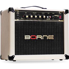Amplificador para Guitarra Borne Vorax 630 Creme - Combo 25W 2ch 1x6,5W - Bivolt