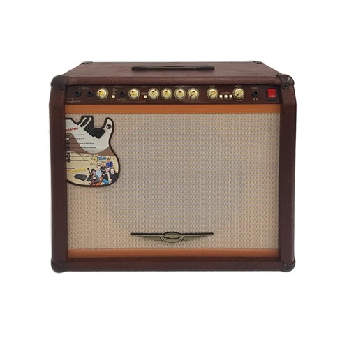 Amplificador para Guitarra Ocg-1501 Marrom 1X15' 220W Reverb de Mola Foot Duplo - Oneal