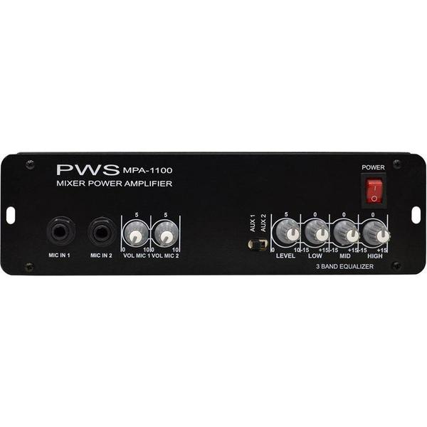 Amplificador para Som Ambiente MPA-1100 Mixer - PWS