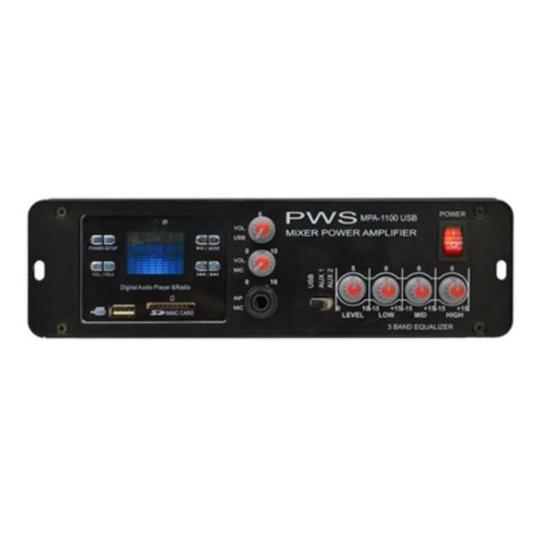 Amplificador para Som Ambiente PWS MPA-1100 Mixer