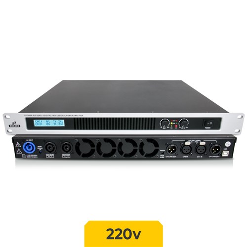 Amplificador (Potência) Digital Arcano para Áudio PPOWER-ELEVENCI-4 220V