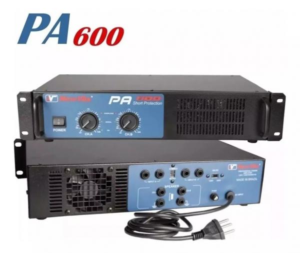 Amplificador Potência New Vox Pa 600 - 600w