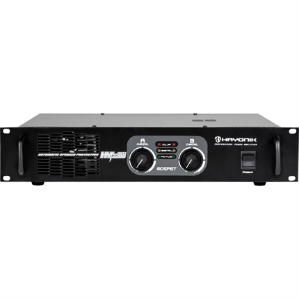 Amplificador Profissional Ab Stereo 200W Rms Hy-2200 Hayonik