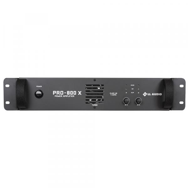 Amplificador Profissional LL Audio Pro800X Classe AB 200 Wrms