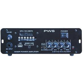 Amplificador Pws Mpa1100 Usb