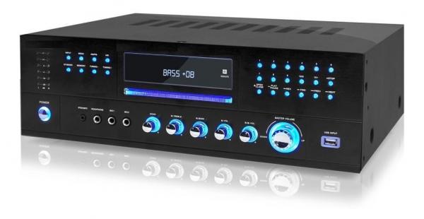 Amplificador Receiver Audio Video Dvd Usb Mp3 Karaoke 3000w PRO3000 RADDYCAL