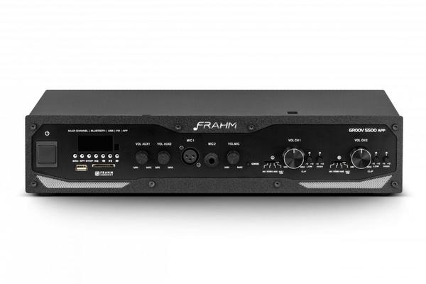 Amplificador - Receiver Profissional Frahm - GR 5500 APP Bluetooth 600W
