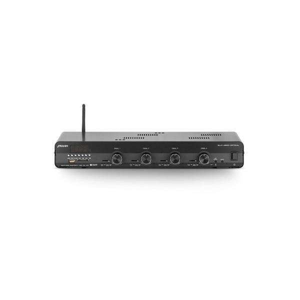 Amplificador Receiver Som Ambiente 480w Rms 4 Canais Usb Bluetooth Slim 4500 Optical Frahm