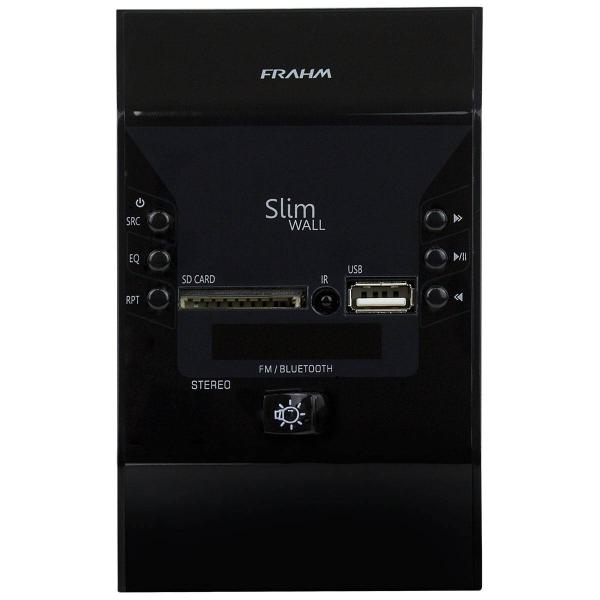 Amplificador Som Ambiente 60w Até 4 Caixas C/ Usb / Bluetooth - Slim Wall Frahm