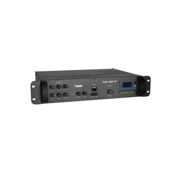 Amplificador Som Ambiente PWM 1000 250 WRms USB FM - NCA