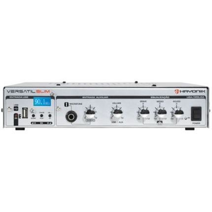 Amplificador Sonoro Usb 50W Rms Versátil Slim 12V Hayonik