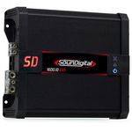 Amplificador Soudigital SD1600.1D Black 2090W Rms 2 Ohms