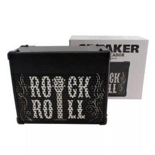 Amplificador / Speaker por Indução S/ Fio 5W - Caixa de Som Rock´n Roll