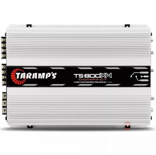 Amplificador Taramps TS800X4 Compact 1 Ohm 4X200W RMS - Taramps