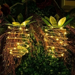 1PC abacaxi Forma de suspensão decorativa Strip luz para iluminação de jardim gramado