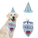 Acessórios traje lindo Headwear Hat Lenço festa para Pet Dogs